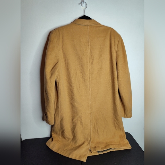 Vintage Kashlan Harry Shaffner and Marx Cashmere Wool Driving Coat saddle tan - Picture 10 of 13